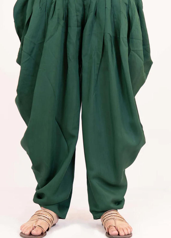 Kross Kulture Pret  Viscose Bottoms KK22MS KTE-22857 B GREEN