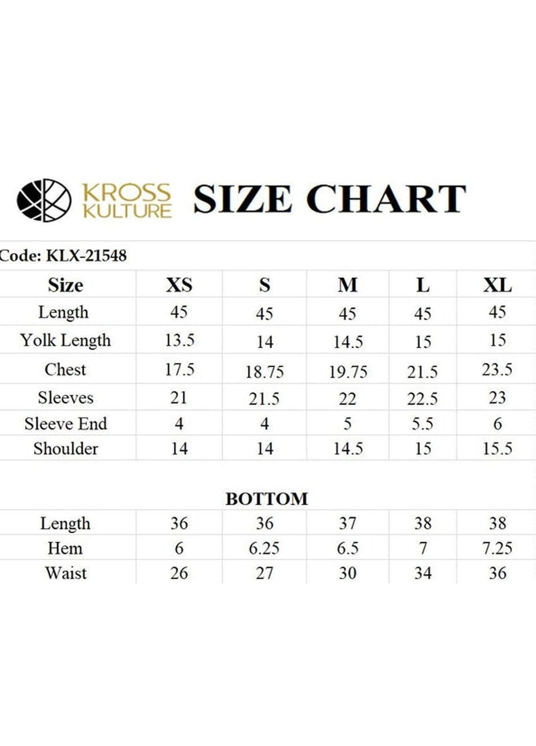 Kross Kulture Pret  Viscose 3 Piece Suit KLX-21548