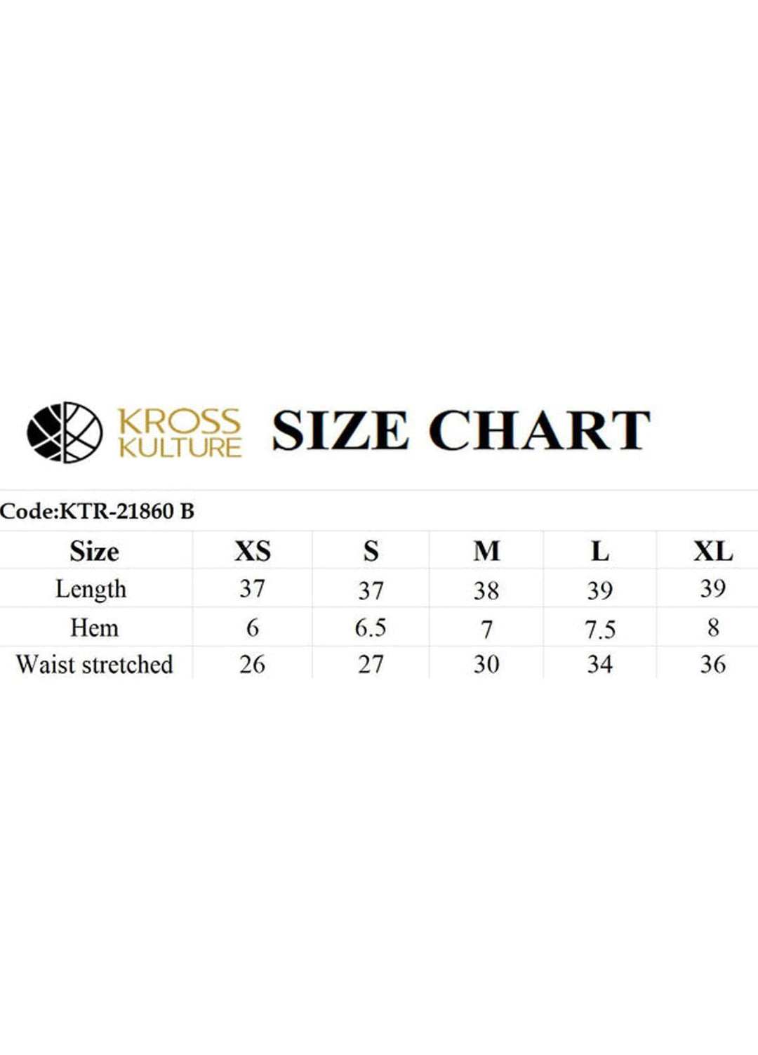 Kross Kulture Pret  Viscose Bottoms KTR-21860 A (Black)