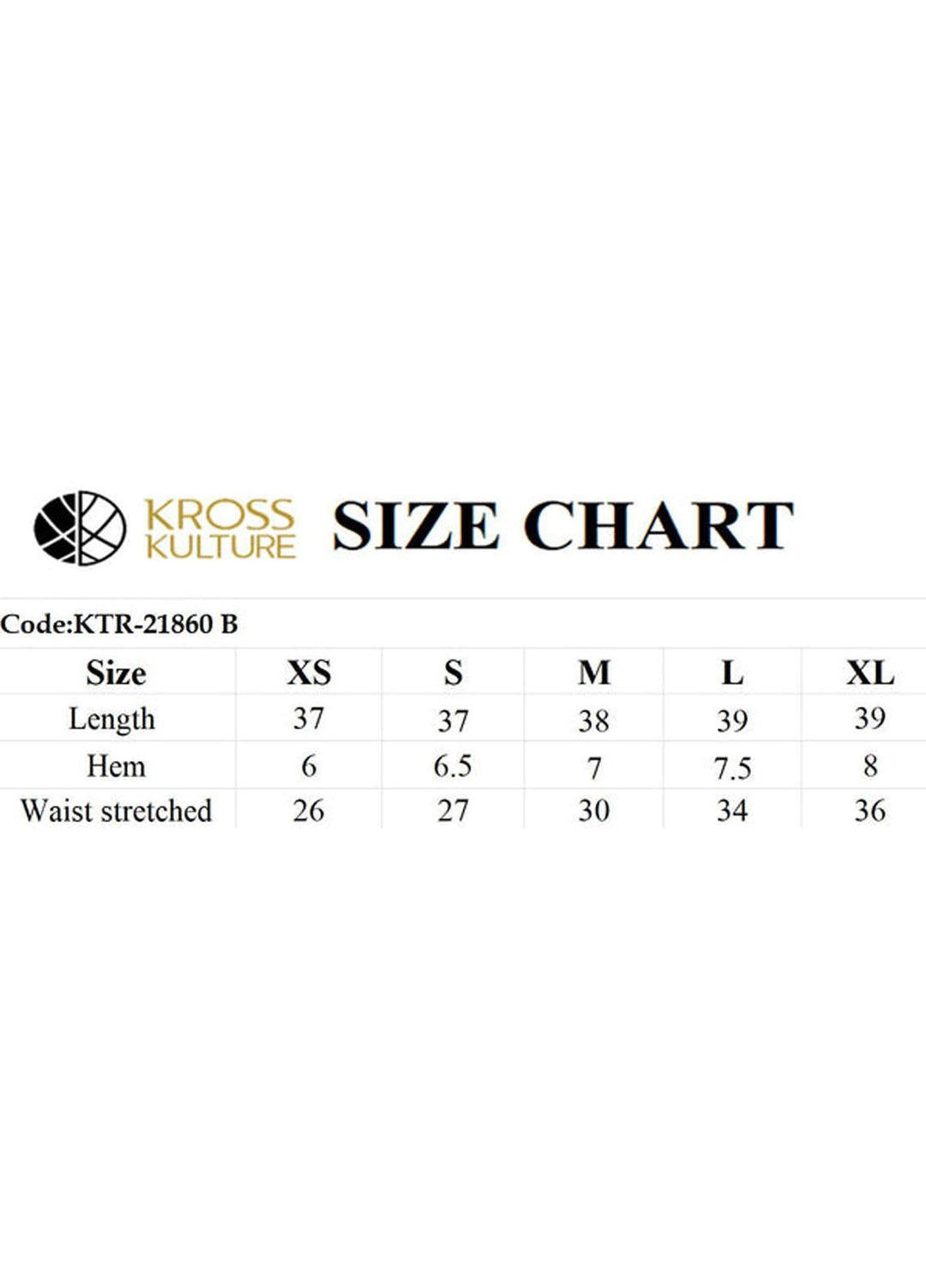 Kross Kulture Pret  Viscose Bottoms KTR-21860 B (White)