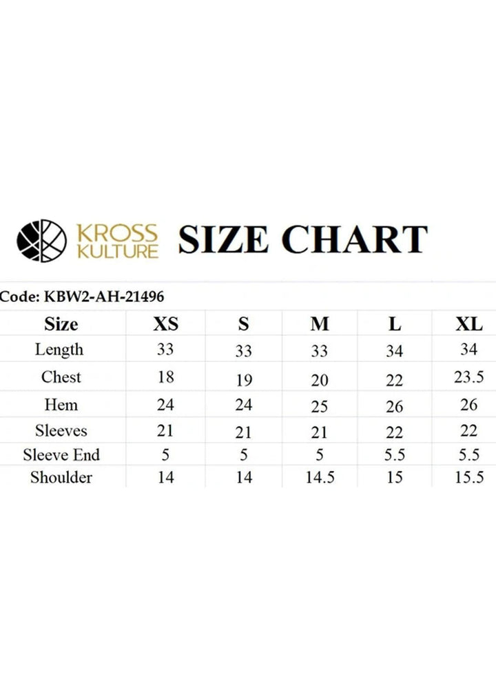 Kross Kulture Pret  Viscose Shirt KB-21496