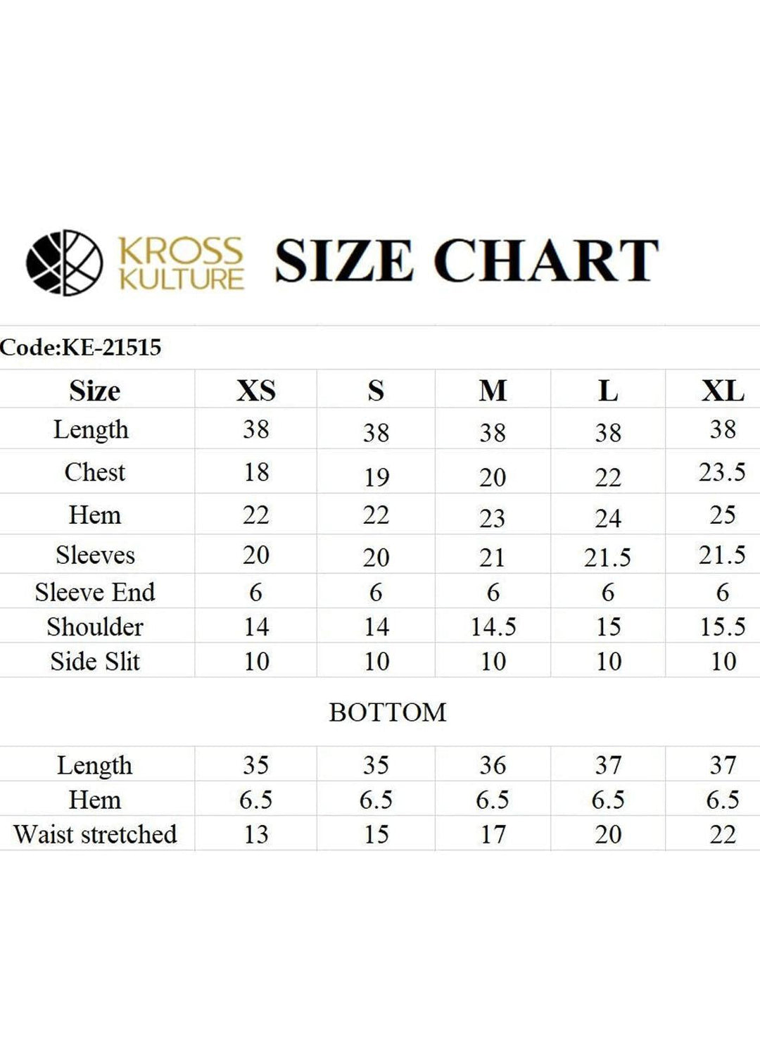 Kross Kulture Pret  Viscose 2 Piece Suit KE-21515