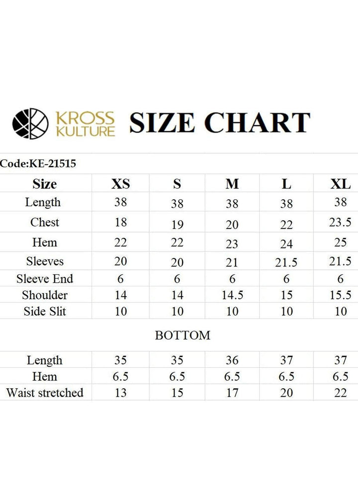 Kross Kulture Pret  Viscose 2 Piece Suit KE-21515