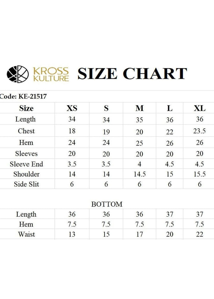 Kross Kulture Pret  Viscose 2 Piece Suit KE-21517