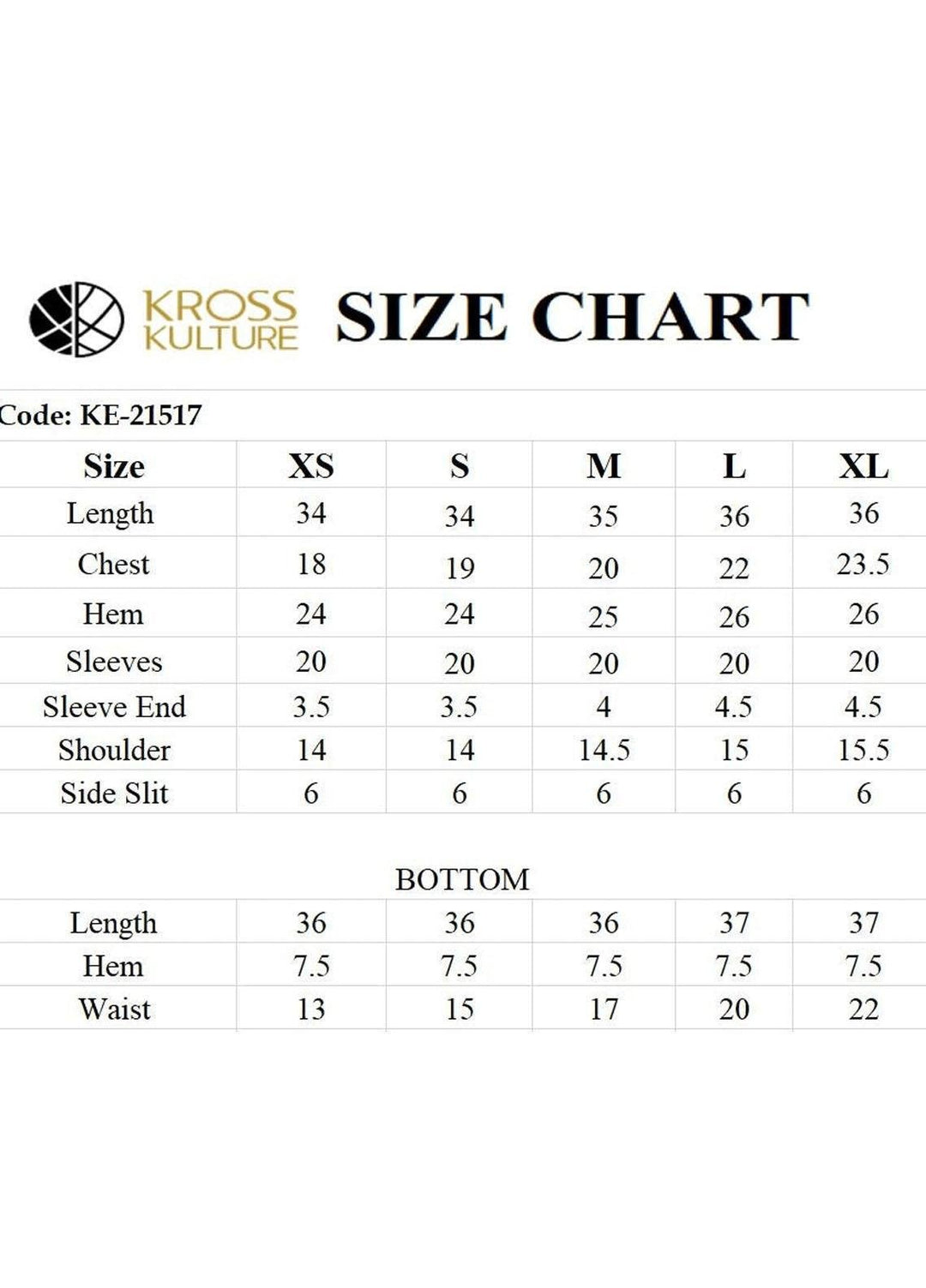 Kross Kulture Pret  Viscose 2 Piece Suit KE-21517