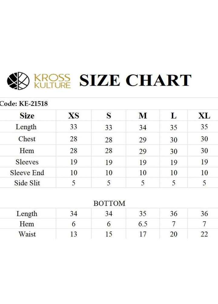 Kross Kulture Pret  Viscose 2 Piece Suit KE-21518