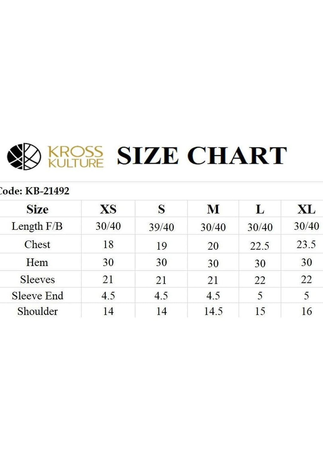 Kross Kulture Pret  Viscose Shirt KB-21492