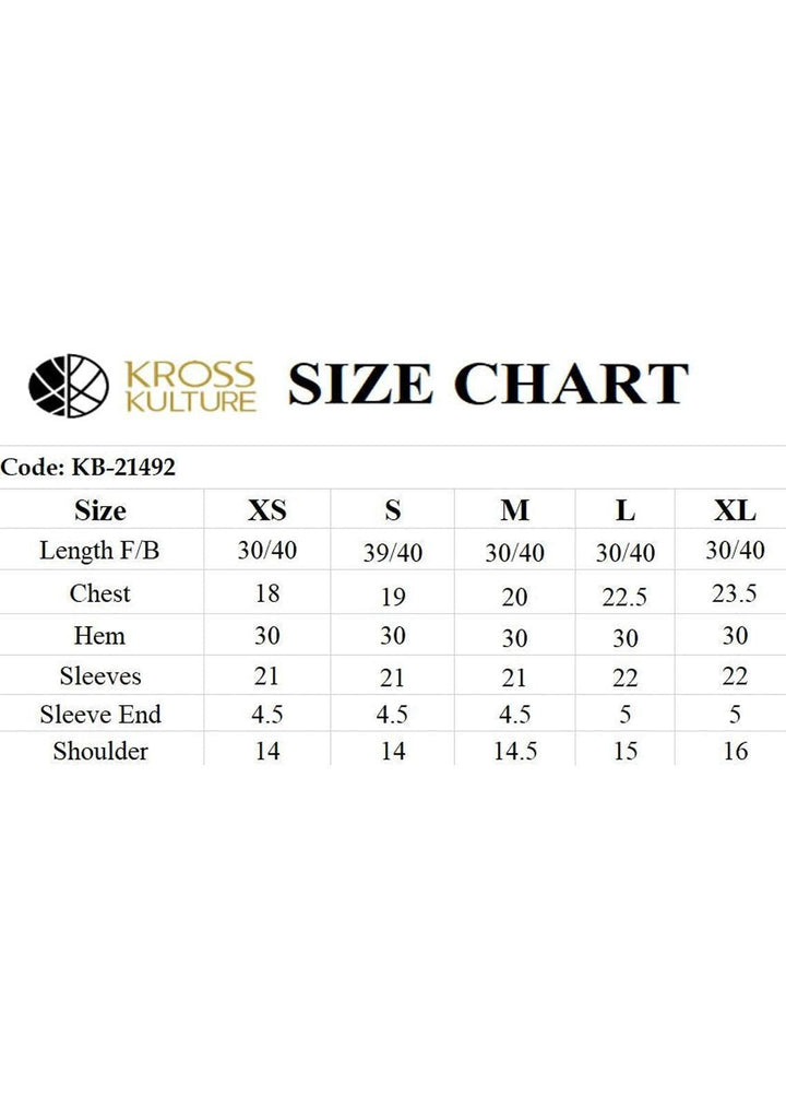 Kross Kulture Pret  Viscose Shirt KB-21495