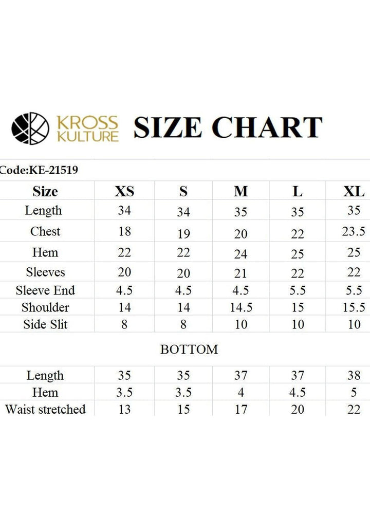 Kross Kulture Pret  Viscose 2 Piece Suit KE-21519