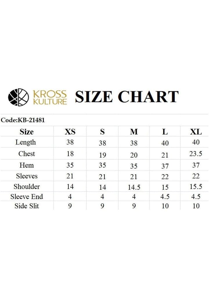 Kross Kulture Pret  Viscose Shirt KB-21481