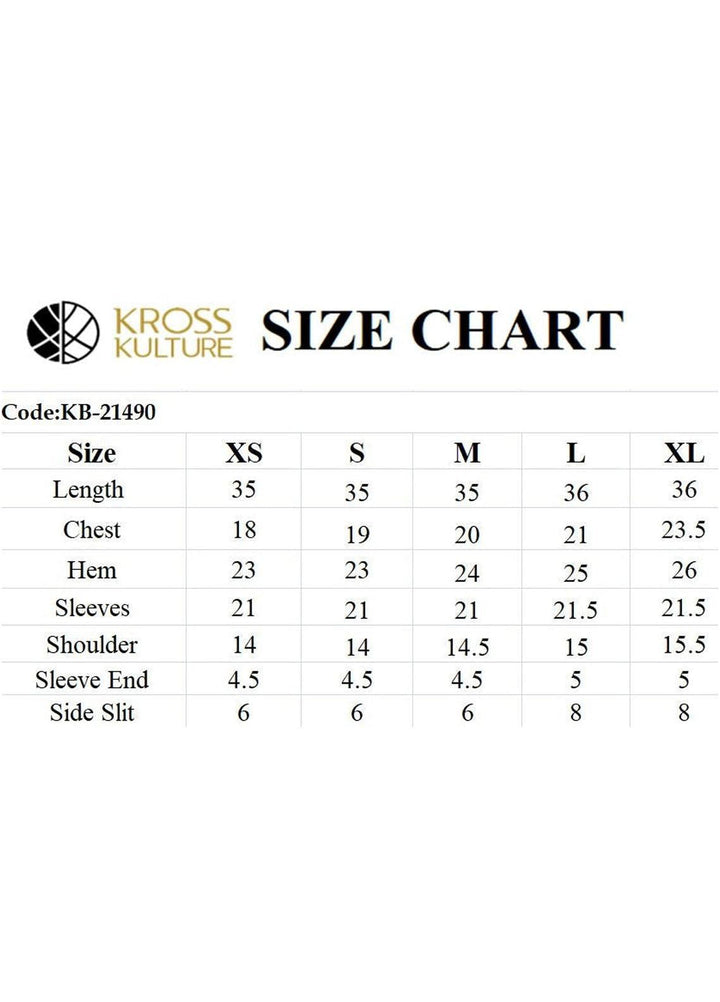 Kross Kulture Pret  Viscose Shirt KB-21490