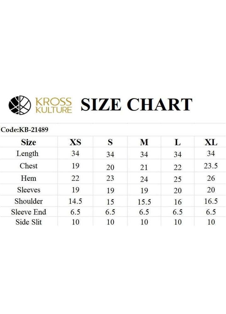 Kross Kulture Pret  Viscose Shirt KB-21489