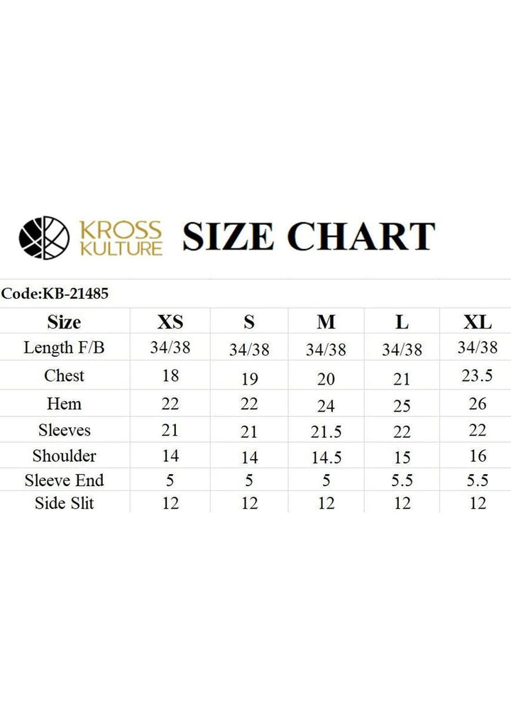 Kross Kulture Pret  Viscose Shirt KB-21485