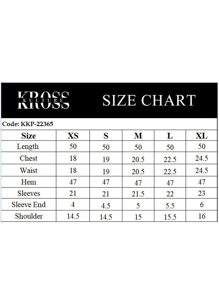 Kross Kulture Casual Pret  Lawn Shirt KPP-22365 Digital Print