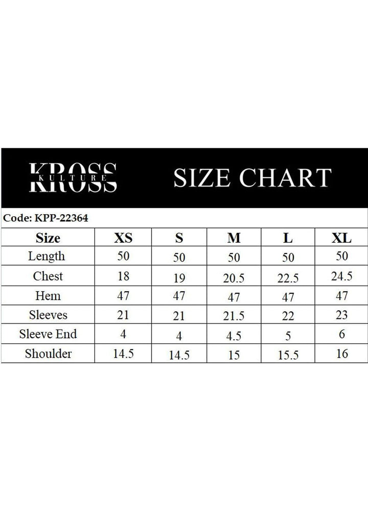 Kross Kulture Casual Pret  Lawn Shirt KPP-22364