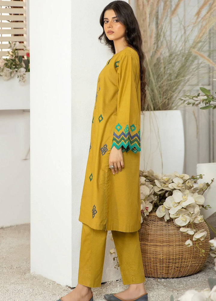 Kross Kulture Casual Pret  Cambric 2 Piece Suit KGL-339 Olive