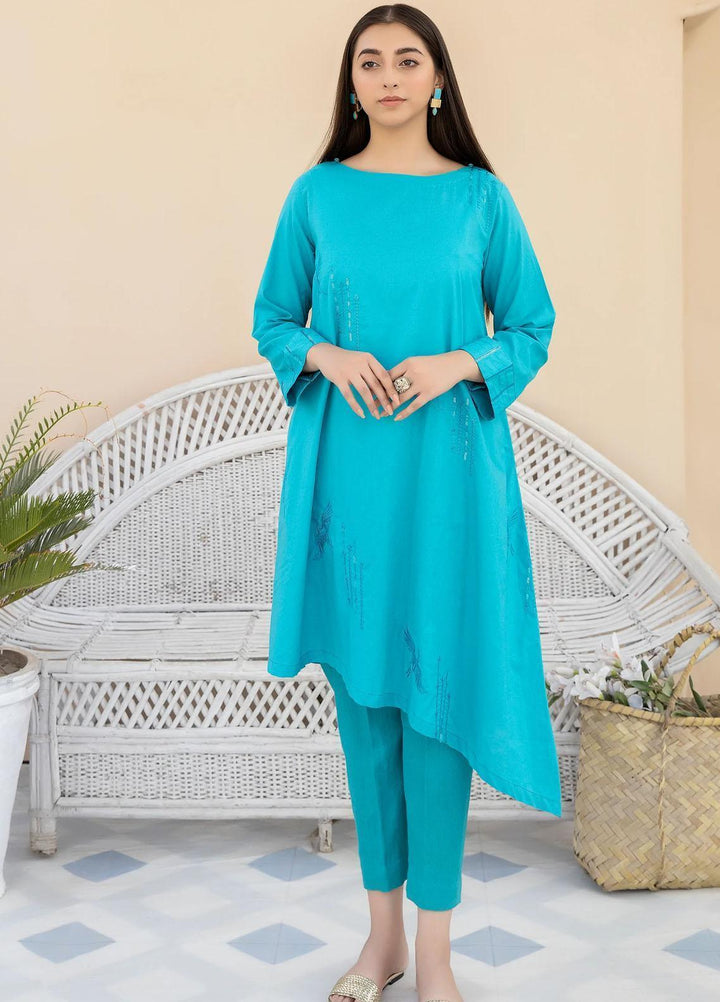 Kross Kulture Casual Pret  Cambric Shirt KEPW-22358 Ferozee