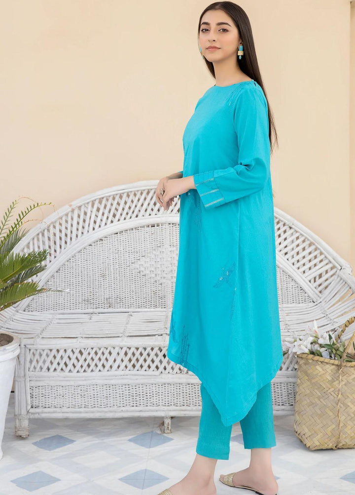 Kross Kulture Casual Pret  Cambric Shirt KEPW-22358 Ferozee