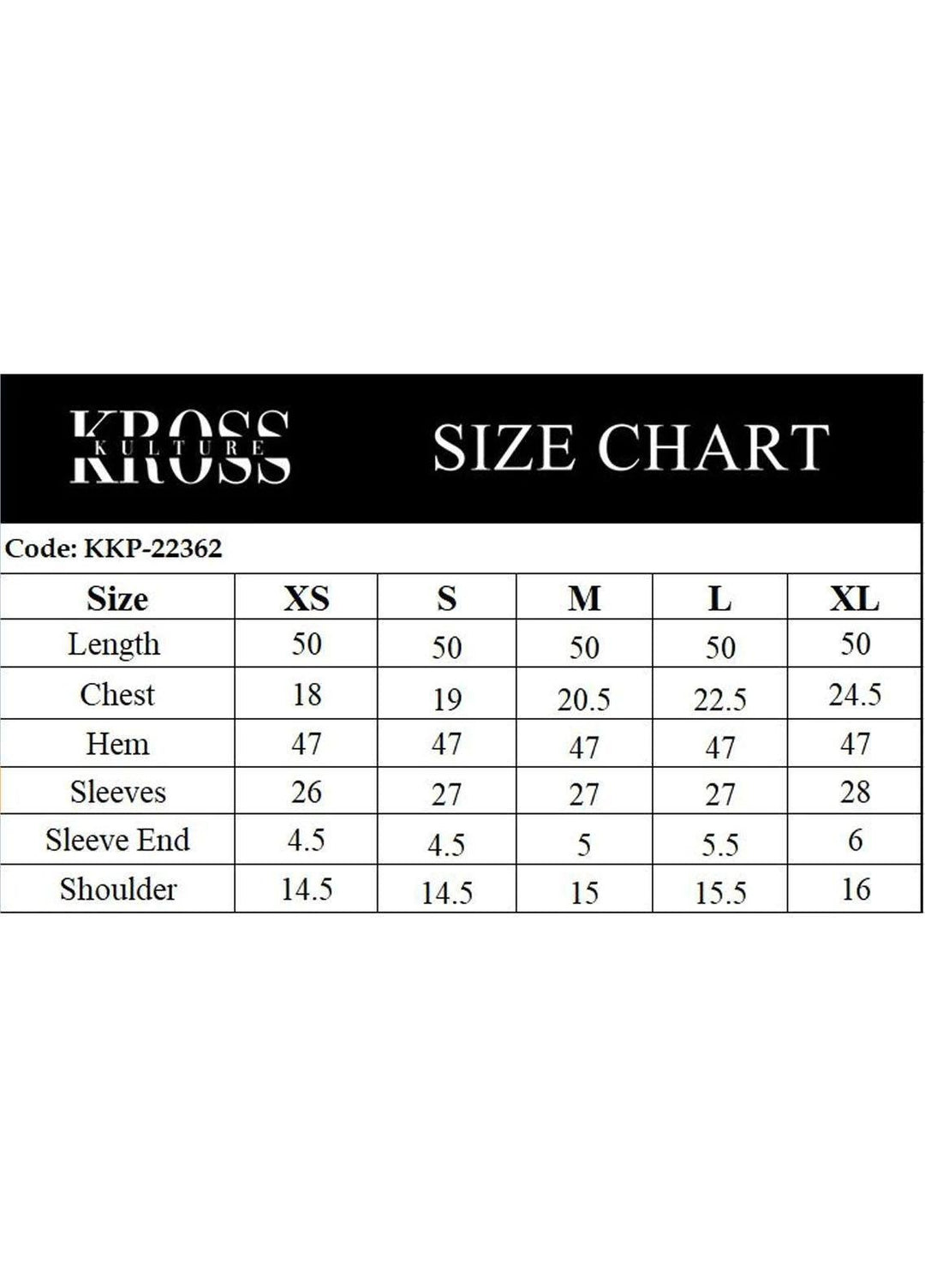 Kross Kulture Casual Pret  Lawn Shirt KPP-22362