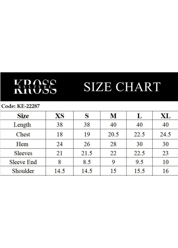 Kross Kulture Casual Pret  Cambric Shirt KE-22287 Light Pink