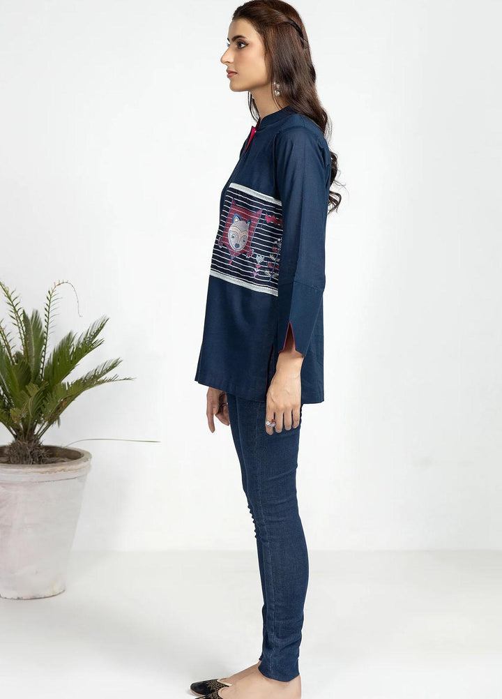 Kross Kulture Casual Pret  Slub Shirt KKB-160 Navy Blue