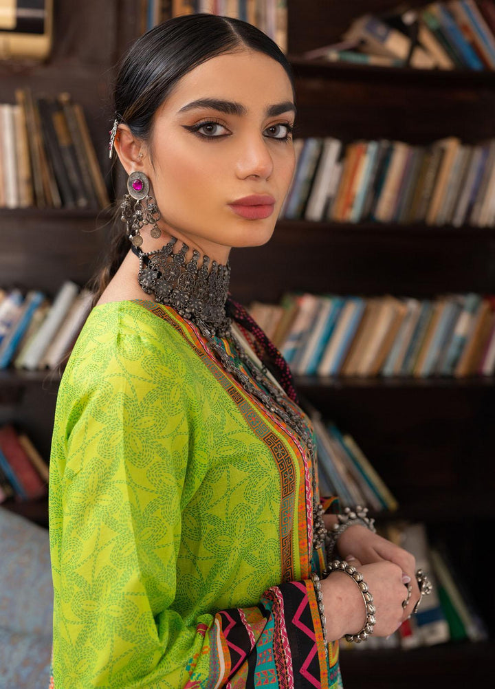 Kross Kulture Printed Lawn Suits Unstitched 3 Piece KK22RKU SU3-21 - Summer Collection