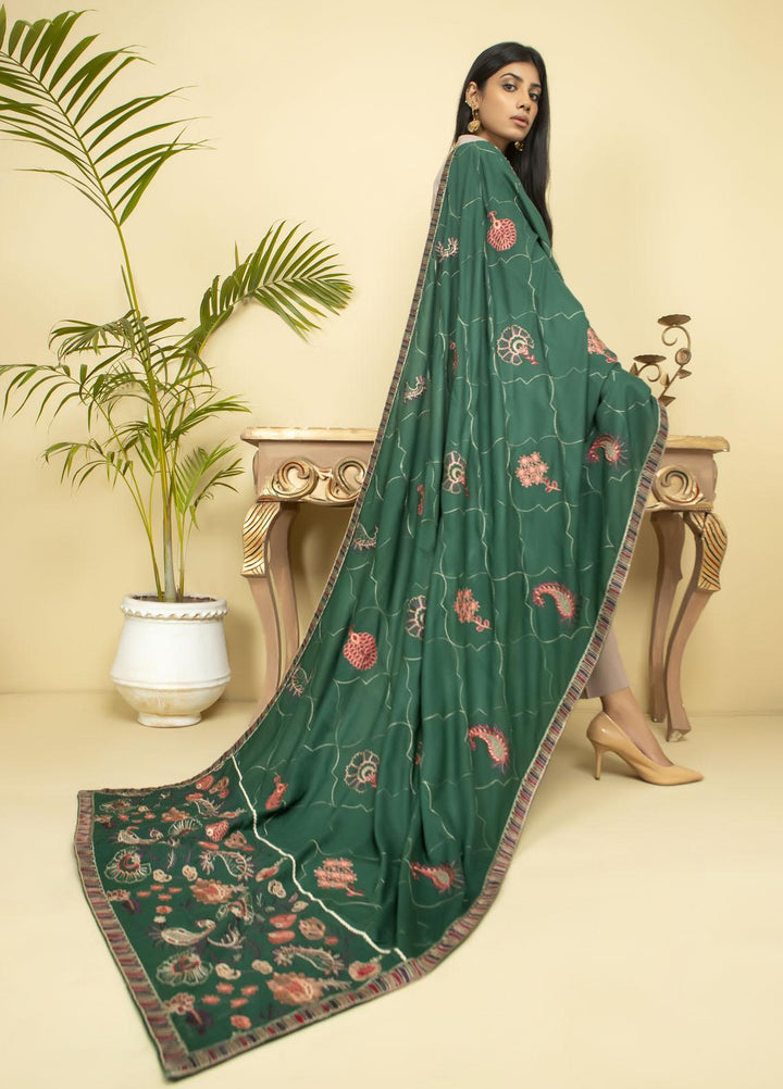 Kross Kulture Embroidered Marina Shawl KK21SBS KSH-21009 - Marina Shawls