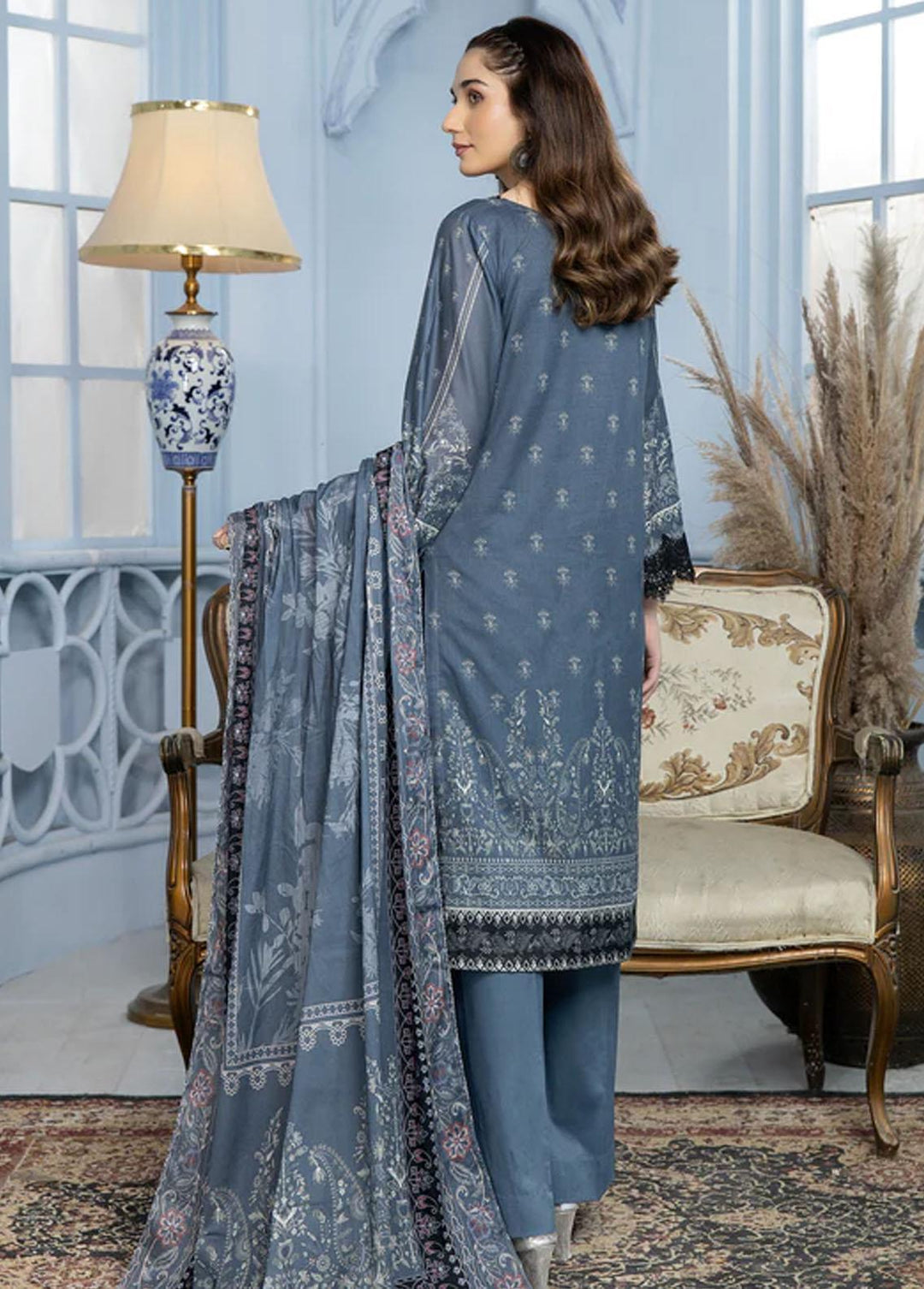 Kross Kulture Printed Lawn Suits Unstitched 2 Piece KK22U BB-003 - Summer Collection