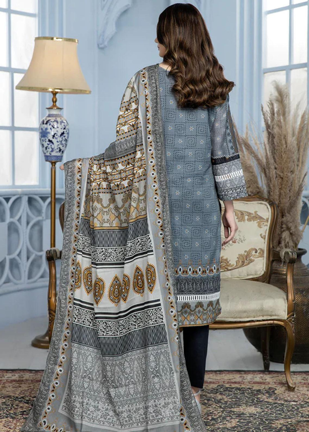 Kross Kulture Printed Lawn Suits Unstitched 2 Piece KK22U BB-006 - Summer Collection