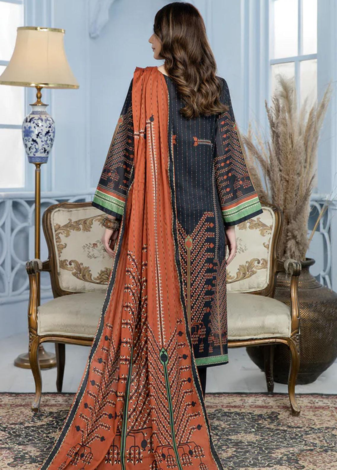 Kross Kulture Printed Lawn Suits Unstitched 2 Piece KK22U BB-009 - Summer Collection