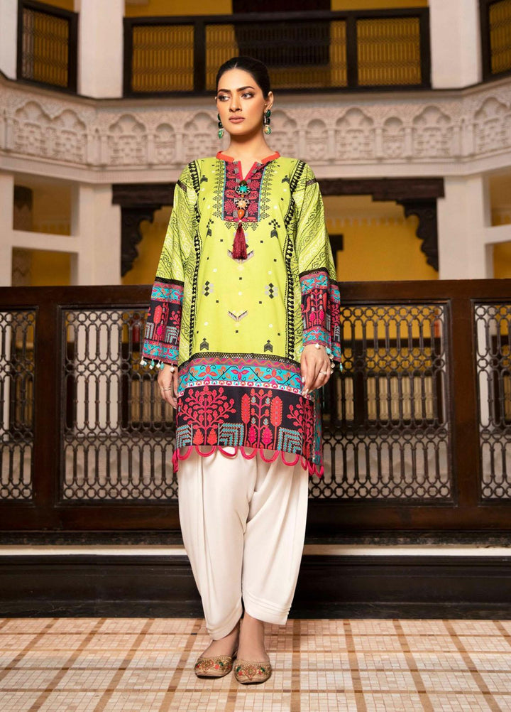 Kross Kulture Printed Cambric  Unstitched Shirt KK21UP PW-01 - Winter Collection