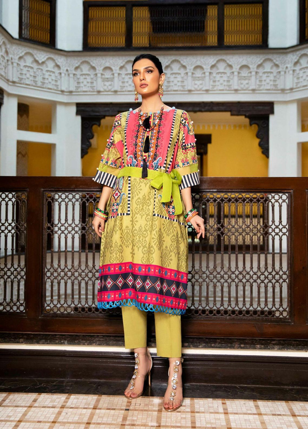 Kross Kulture Printed Cambric  Unstitched Shirt KK21UP PW-05 - Winter Collection