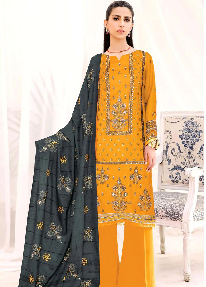 Kuch Khas By Insiya Clothing Embroidered Dhanak Suits Unstitched 3 Piece INS23KK D-02 - Winter Collection