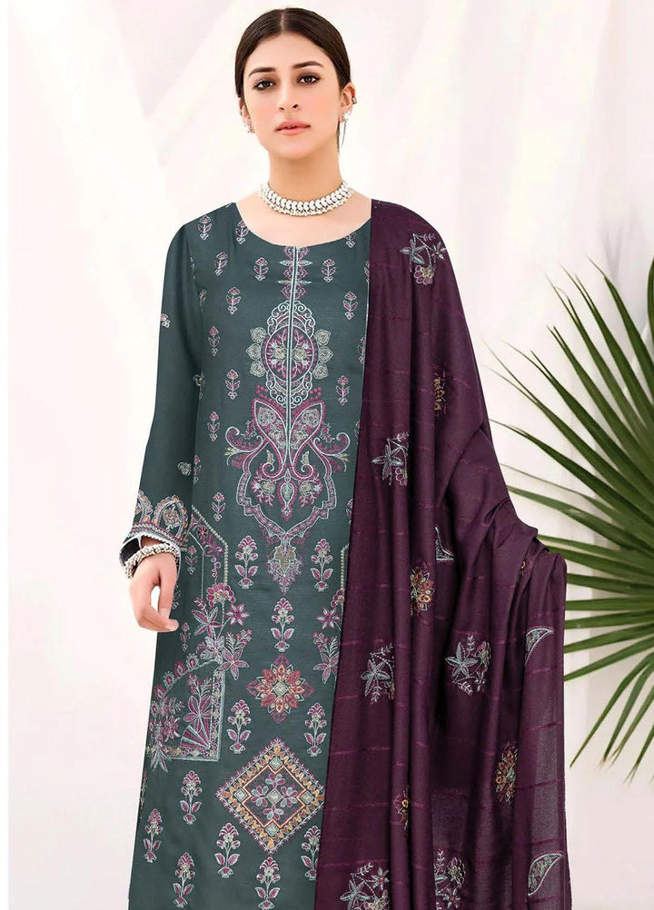 Kuch Khas By Insiya Clothing Embroidered Dhanak Suits Unstitched 3 Piece INS23KK D-03 - Winter Collection