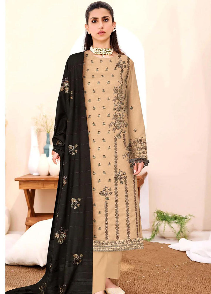 Kuch Khas By Insiya Clothing Embroidered Dhanak Suits Unstitched 3 Piece INS23KK D-06 - Winter Collection