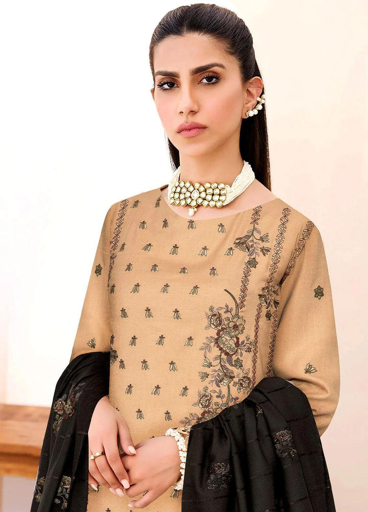 Kuch Khas By Insiya Clothing Embroidered Dhanak Suits Unstitched 3 Piece INS23KK D-06 - Winter Collection