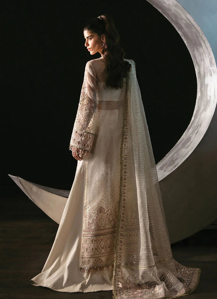 La Fuchsia By Afrozeh Embroidered Organza Suit Unstitched 3 Piece AF24L Zeya - Festive Collection