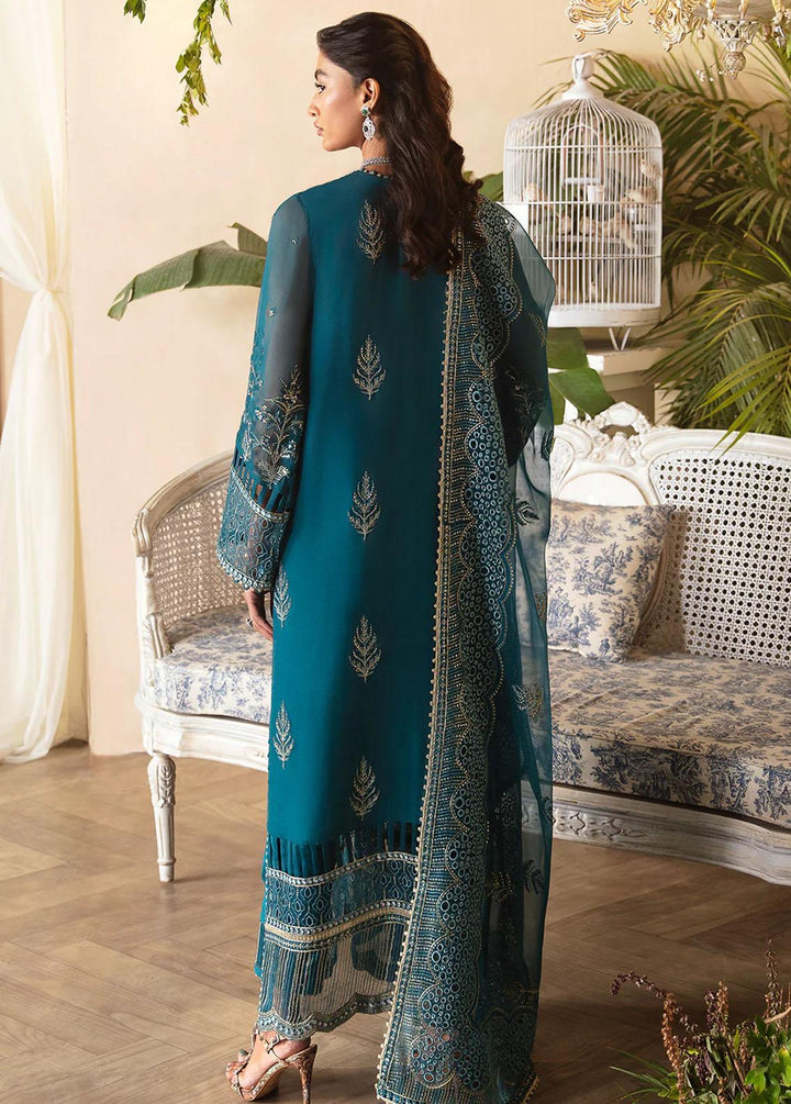 La Fuchsia By Afrozeh Embroidered Chiffon Suits Unstitched 3 Piece AF24LF D-03 Liana - Wedding Collection