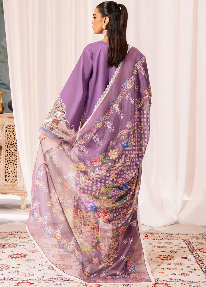 La Hira by Bin Ilyas Embroidered Lawn Suits Unstitched 3 Piece BI24LH 201B - Summer Collection