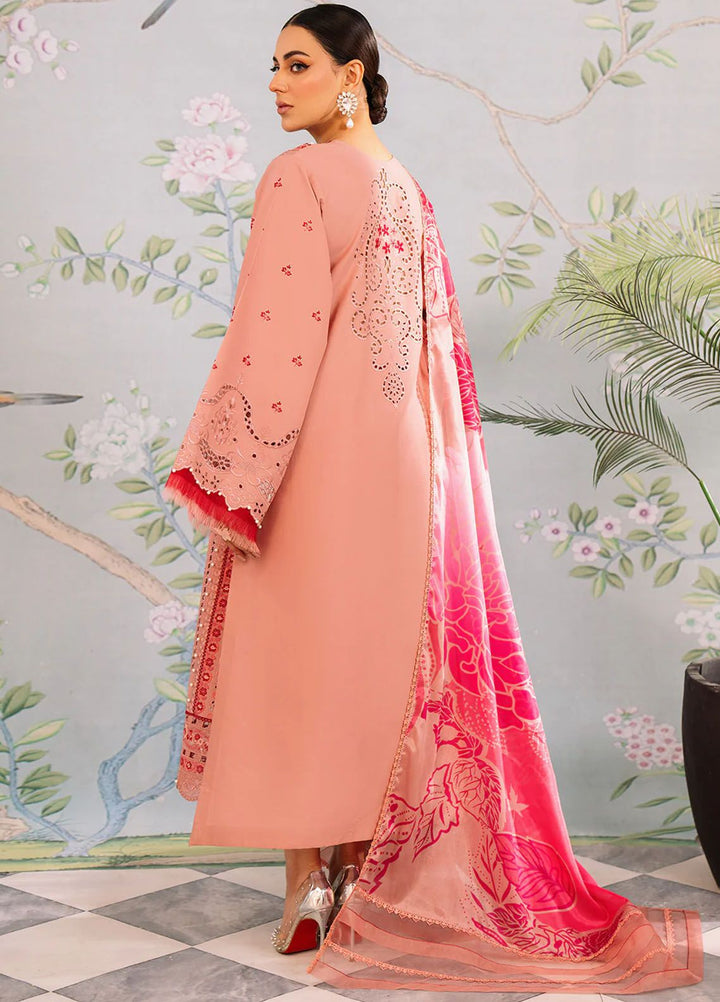 La Hira by Bin Ilyas Embroidered Lawn Suits Unstitched 3 Piece BI24LH 202B - Summer Collection