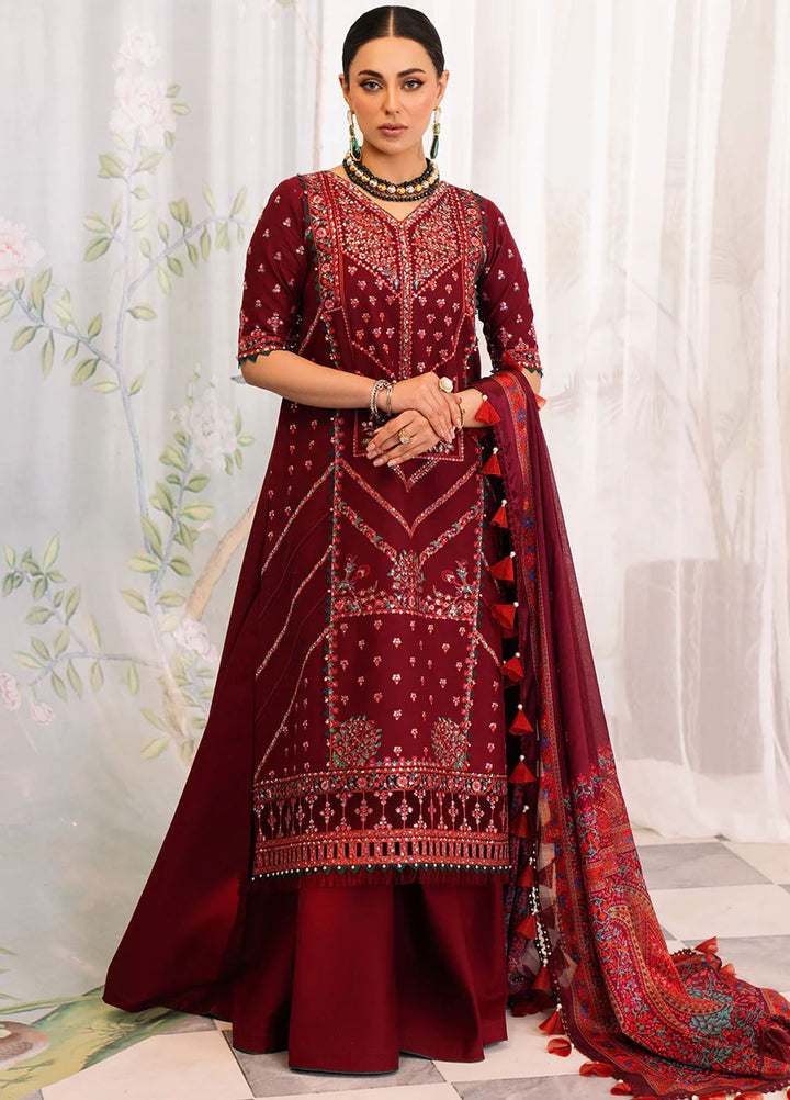 La Hira by Bin Ilyas Embroidered Lawn Suits Unstitched 3 Piece BI24LH 204A - Summer Collection