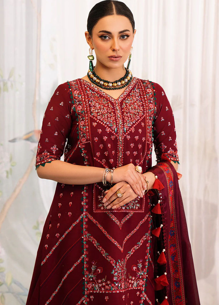 La Hira by Bin Ilyas Embroidered Lawn Suits Unstitched 3 Piece BI24LH 204A - Summer Collection