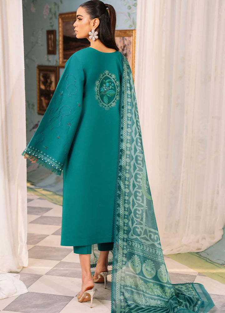 La Hira by Bin Ilyas Embroidered Lawn Suits Unstitched 3 Piece BI24LH 207A - Summer Collection