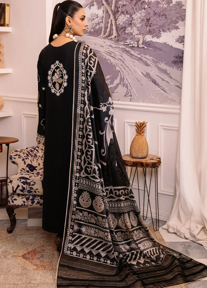 La Hira by Bin Ilyas Embroidered Lawn Suits Unstitched 3 Piece BI24LH 207B - Summer Collection