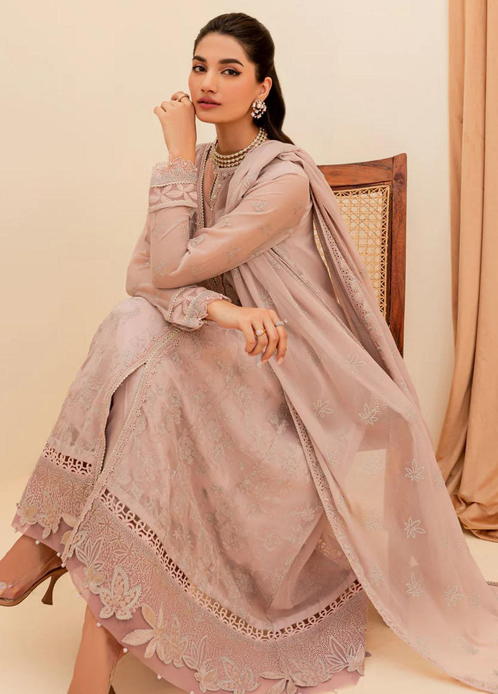 La Mode By Xenia Formals Embroidered Chiffon Suits Unstitched 3 Piece XE23LM Alaya - Luxury Collection