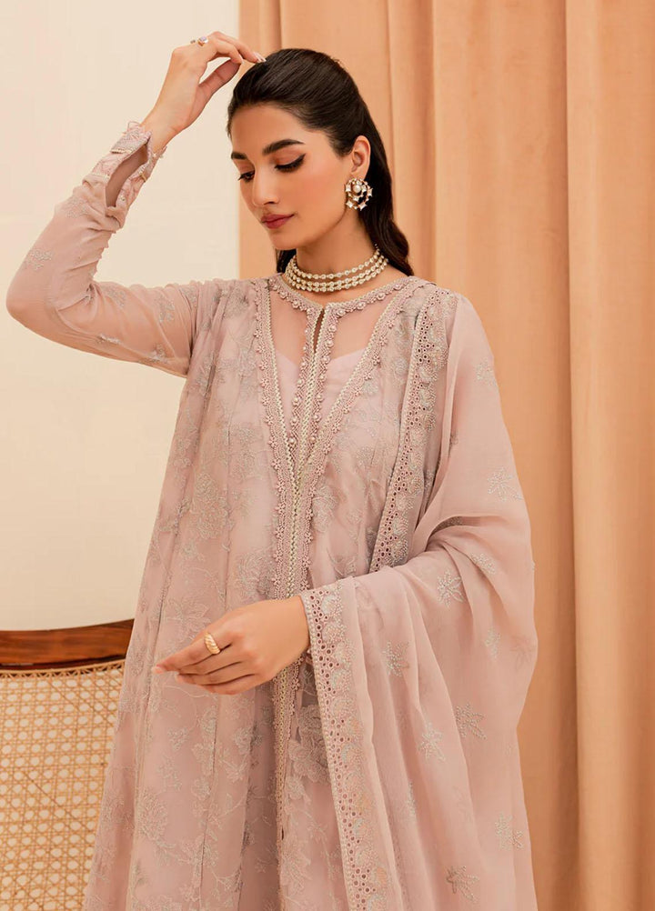 La Mode By Xenia Formals Embroidered Chiffon Suits Unstitched 3 Piece XE23LM Alaya - Luxury Collection