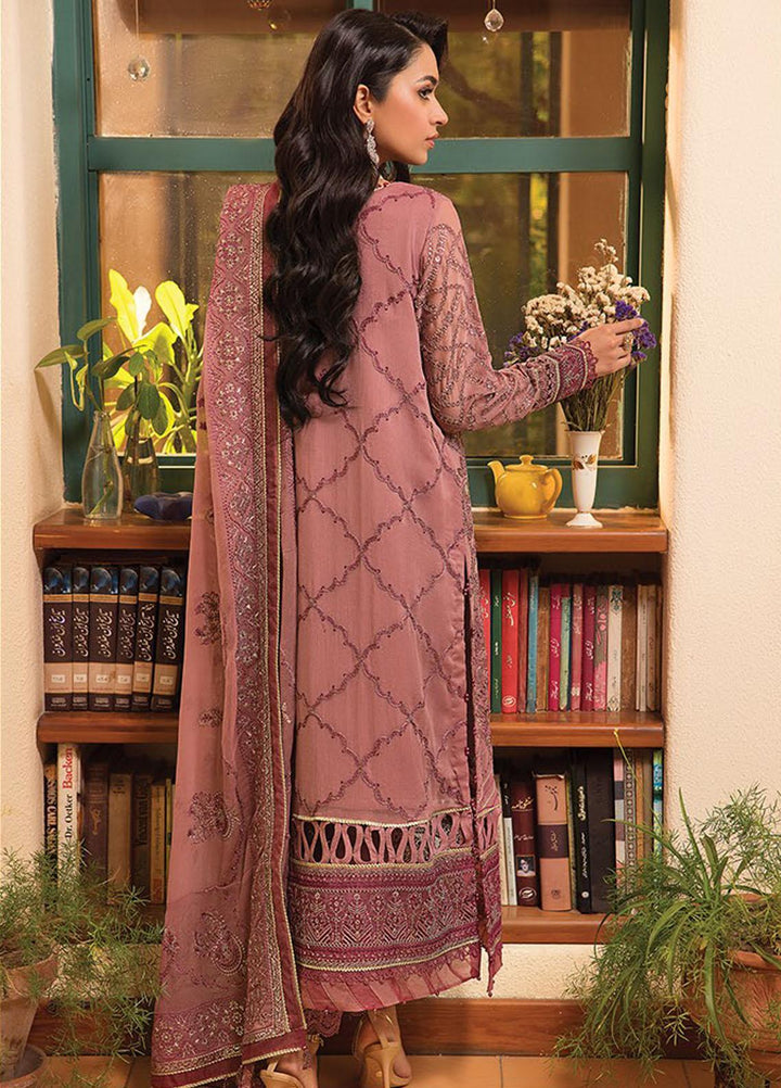 La Mode By Xenia Formals Embroidered Chiffon Suits Unstitched 3 Piece XE23LM D-05 Edda - Luxury Collection