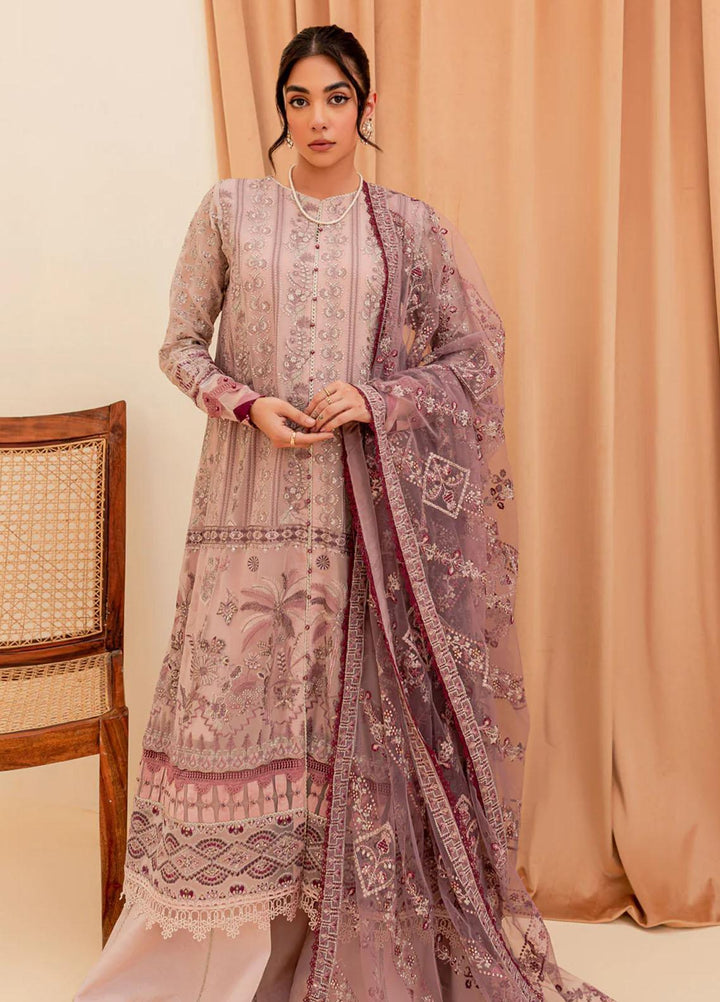 La Mode By Xenia Formals Embroidered Chiffon Suits Unstitched 3 Piece XE23LM Gulfisha - Luxury Collection