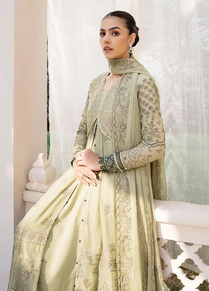 La Mode By Xenia Formals Embroidered Chiffon Suits Unstitched 3 Piece XE23LM Qawee - Luxury Collection