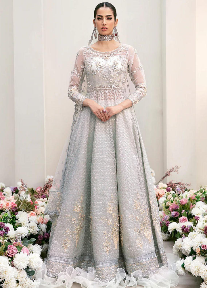 La more By Sardinia Embroidered Organza Suits Unstitched 3 Piece SRD23LM SR-103 Blooming Bud - Wedding Collection